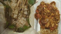 Wah, makan besar nih! Nggak apa-apa nggak makan lobster, makan di abang-abang PKL pun juga enak + murah. Salah kalo nggak mau makan di sini maupun warteg, tulis Kaesang. Foto: Instagram @kaesangp