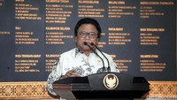 OSO menyampaikan sambutannya pada acara pelaporan SPT Pajak tahunan DPD.