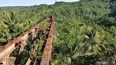 Foto: Jalur Kereta yang Cantik Tapi Mati di Jawa Barat