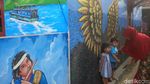 Foto: Libur Long Weekend Penuh Warna di Kampung Lukis Cilegon
