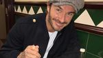 12 Pose Kece David Beckham Saat Makan, Bikin Kaum Wanita Makin Kagum