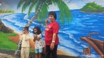Foto: Libur Long Weekend Penuh Warna di Kampung Lukis Cilegon