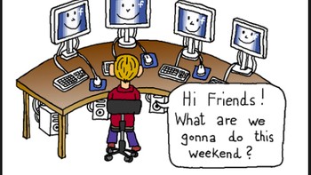 Teman-teman di Facebook memang banyak tapi entah kenal entah tidak. Foto: Pinterest