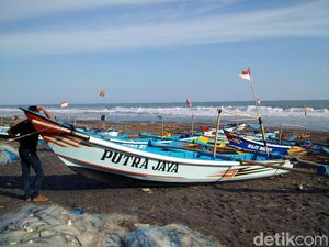 Gelombang Capai 4 Meter, Nelayan Kulon Progo 3 Hari Libur Melaut
