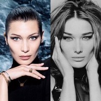 Wajah Carla kerap bahkan kerap disamakan dengan model muda Bella Hadid. Foto: Instagram
