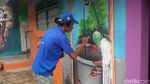 Foto: Libur Long Weekend Penuh Warna di Kampung Lukis Cilegon
