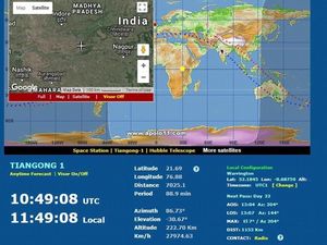 Satelit Tiangong-1 Milik China Jatuh ke Indonesia 3 April?