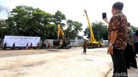 Proyek tersebut berdiri di kawasan Bintaro Sektor 7, Tangerang Selatan.