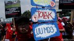 Suasana Unjuk Rasa di DPR Tolak UU MD3