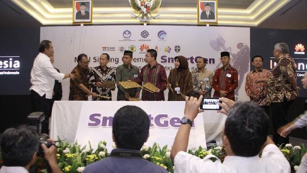 Seribu Siswa SMK Indonesia Dilatih Pasang BTS