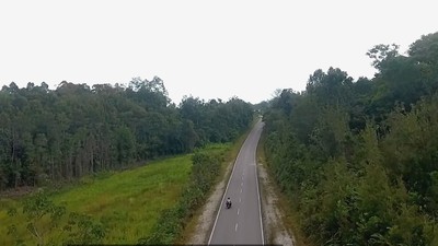 Jalan Perbatasan di Kalimantan, Dulu Rusak Sekarang Mulus