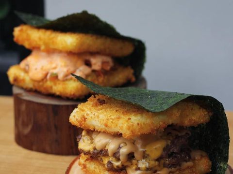 Burgushi alias burger sushi
