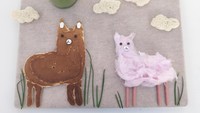 Imutnya pancake dan potongan roti ini yang dibentuk seperti Llama binatang imut yang berasal dari Amerika Selatan. Foto: Instagram @mikodesign