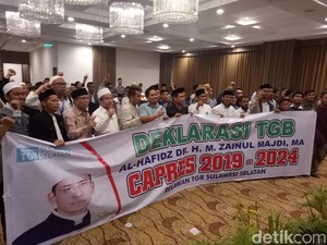 Didorong Relawan Sulsel Jadi Capres, TGB: Saya Berterimakasih