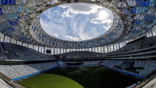 Stadion Nizhny Novgorod akan menggelar empat laga penyisihan grup dan dua pertandingan di babak gugur.