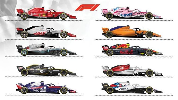 Infografis Tim dan Pebalap Formula 1 2018 (Infografis Detiksport) Infografis Tim dan Pebalap Formula 1 2018 (Infografis Detiksport)
