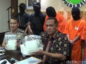 Bandar dan 2 Kurir Sabu di Bali Diciduk Polisi, 2 Kg Sabu Disita