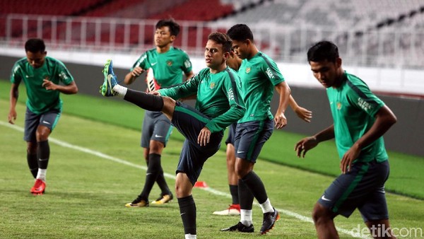 Jelang Lawan Jepang, Egy Maulana cs Berlatih di SUGBK
