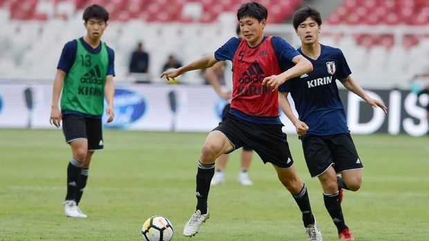 Timnas Jepang U-19 sudah menjalani laga pemanasan di Jakarta sebelum bertanding dengan Timnas Indonesia U-19.