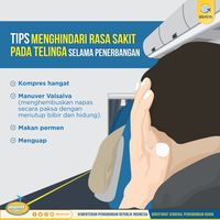 Ini Cara Atasi Telinga Sakit Pas Naik Pesawat