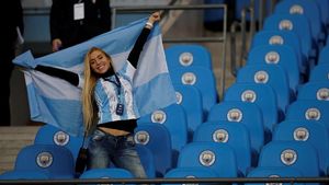 Foto: Argentina Kalahkan Italia di Kandang Manchester City