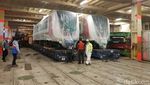 Penampakan Kereta LRT OTW dari Korsel ke Jakarta