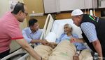 Foto: Senyum Nyak Sandang Dijenguk Dirut Garuda