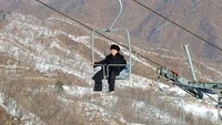 Kim Jong-un diketahui telah mengeluarkan uang US$ 35 juta atau sekitar Rp 472,5 miliar untuk pengembangan ski resort/Foto: Istimewa The Richest