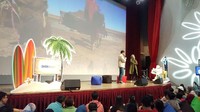 Selanjutnya sesi sharing bersama Nadila Fitria, host program Jazirah Islam Trans7. Para traveler pun antusias untuk bertanya. (Syanti/detikTravel)