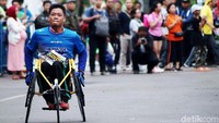 Lomba ini juga diikuti para penyandang disabilitas.