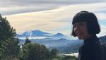 Foto: Poppy Sovia yang Gemar Wisata Alam