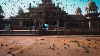 Masih di Jaipur, India inilah Albert Hall Museum yang dipotretnya. Kece juga nih fotonya! (fernandaterezabr/Instagram)