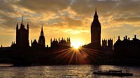 Palace of Westminster merupakan gedung parlemen di Inggris. Gedung ini dibangun pada tahun 1840-1870/Foto: Getty Images