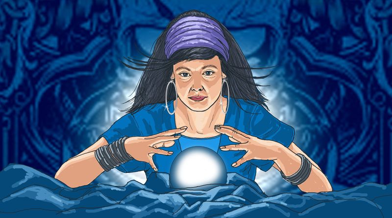 Ilustrasi peramal