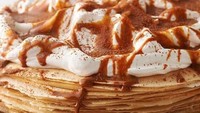 Sebagai pekerja keras Taurus juga disukai banyak orang. Karenanya Dulce de Leche crepe cake yang dibuat berlapis, tanpa dipangpang tapi enak cocok untuk Taurus. Foto: Istimewa