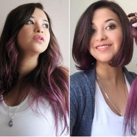 Keseringan rambut dicat membuat ujung rambutnya jadi rusak. Ia membabat rambutnya jadi potongan bob dan hasilnya mahkota rambutnya jadi lebih sehat.  Foto: Istimewa