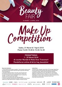 Wow Ada Beauty Fair & Lomba Make-Up Berhadiah Voucer Belanja!