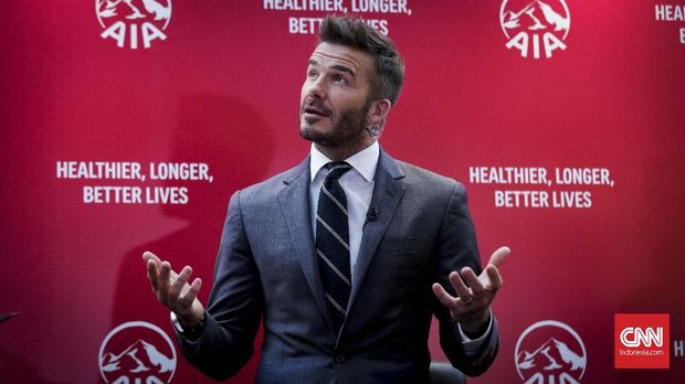 Kunjungi Jakarta, David Beckham Bongkar Rahasia Tubuh Sehat