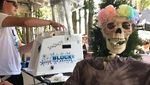 Gaya Keren Skellie, Tengkorak Sosialita yang Suka Nongkrong dan Makan