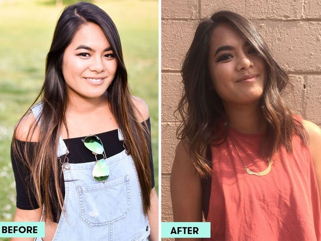 Dari rambut super panjang dan flat, kini penampilan wanita ini jadi lebih menarik dengan rambut layernya.  Foto: Istimewa