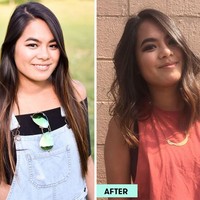 Dari rambut super panjang dan flat, kini penampilan wanita ini jadi lebih menarik dengan rambut layernya.  Foto: Istimewa