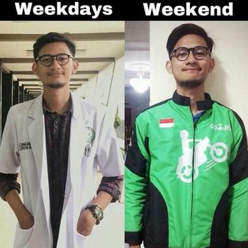 Kenalkan Cody, Dokter Muda yang Tak Malu Nyambi Ojek Online