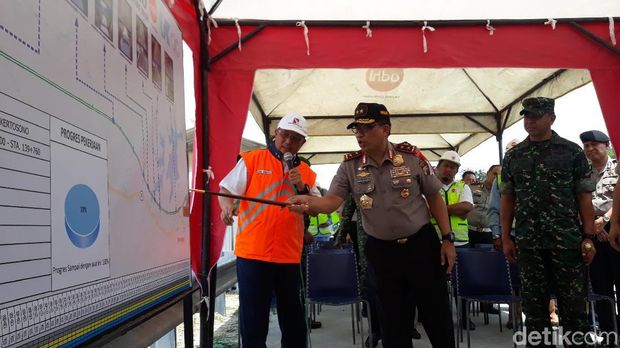 Kapolda Jatim Cek Tol Ngawi-Kertosono: Lebaran Siap Dioperasikan