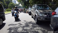 Lalu lintas tampai ramai lancar di sekitar lokasi (Foto: Denita Matondang/detikcom)