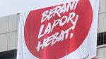 Spanduk Raksasa untuk Kampanye Laporan LHKPN