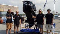 Suzuki Indonesia meluncurkan mesin kapal baru DF325A di Denpasar, Bali.