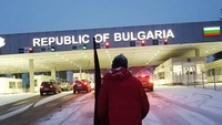 Sejauh ini, ia telah melintasi beberapa negara seperti Kroasia, Bulgaria dan sekarang di Istanbul, Turki (walktopalestine/Instagram)