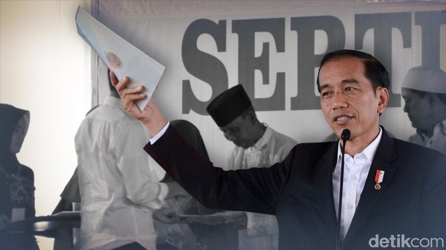 Jokowi Bagi-bagi Sertifikat Tanah yang Jadi Heboh