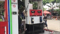 Nozzle di SPBU Condet yang viral.