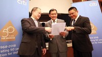 Citibank Indonesia menutup tahun 2017 mencatat laba bersih sebesar Rp 2,51 triliun, meningkat 10% dari tahun sebelumnya, yang berasal dari pertumbuhan pendapatan bunga bersih sebesar 5,1% menjadi Rp 4,33 triliun. Foto: dok. Citi Indonesia